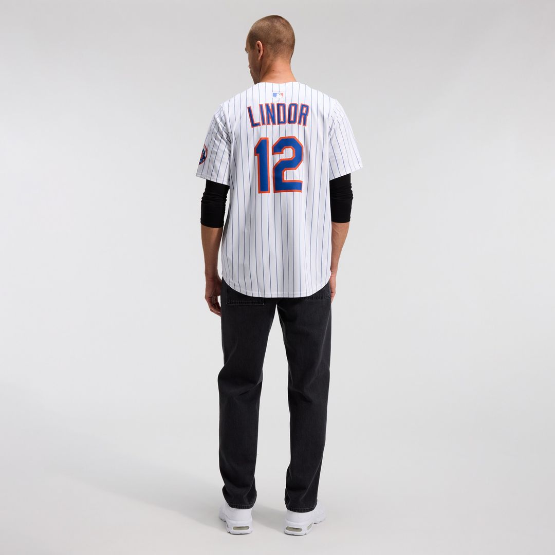 New York Mets Francisco Lindor Nike Home Limited Jersey - White