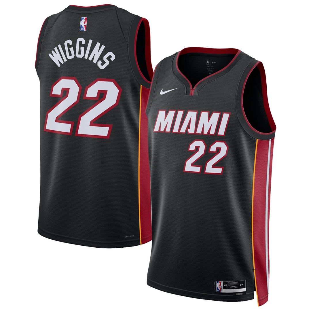 Miami Heat Andrew Wiggins Nike Unisex Swingman Player Jersey - Icon Edition - Black