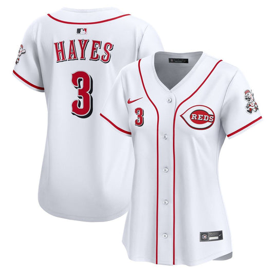 Cincinnati Reds Ke'Bryan Hayes Nike Women's Home Limited Player Jersey - White