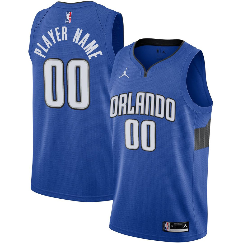 Orlando Magic Jordan Brand Swingman Custom Jersey - Statement Edition - Blue