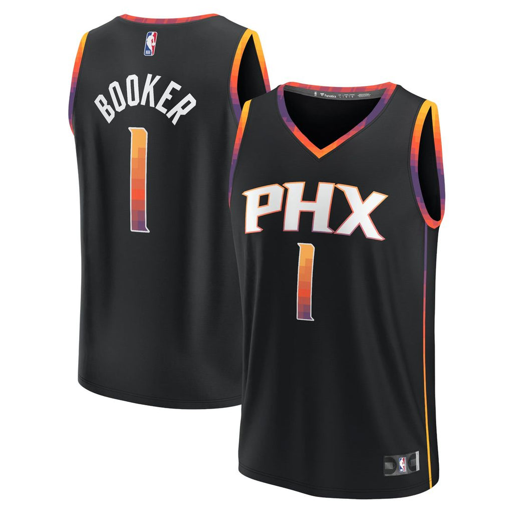 Phoenix Suns Devin Booker Fanatics Youth Fast Break Player Jersey - Statement Edition - Black