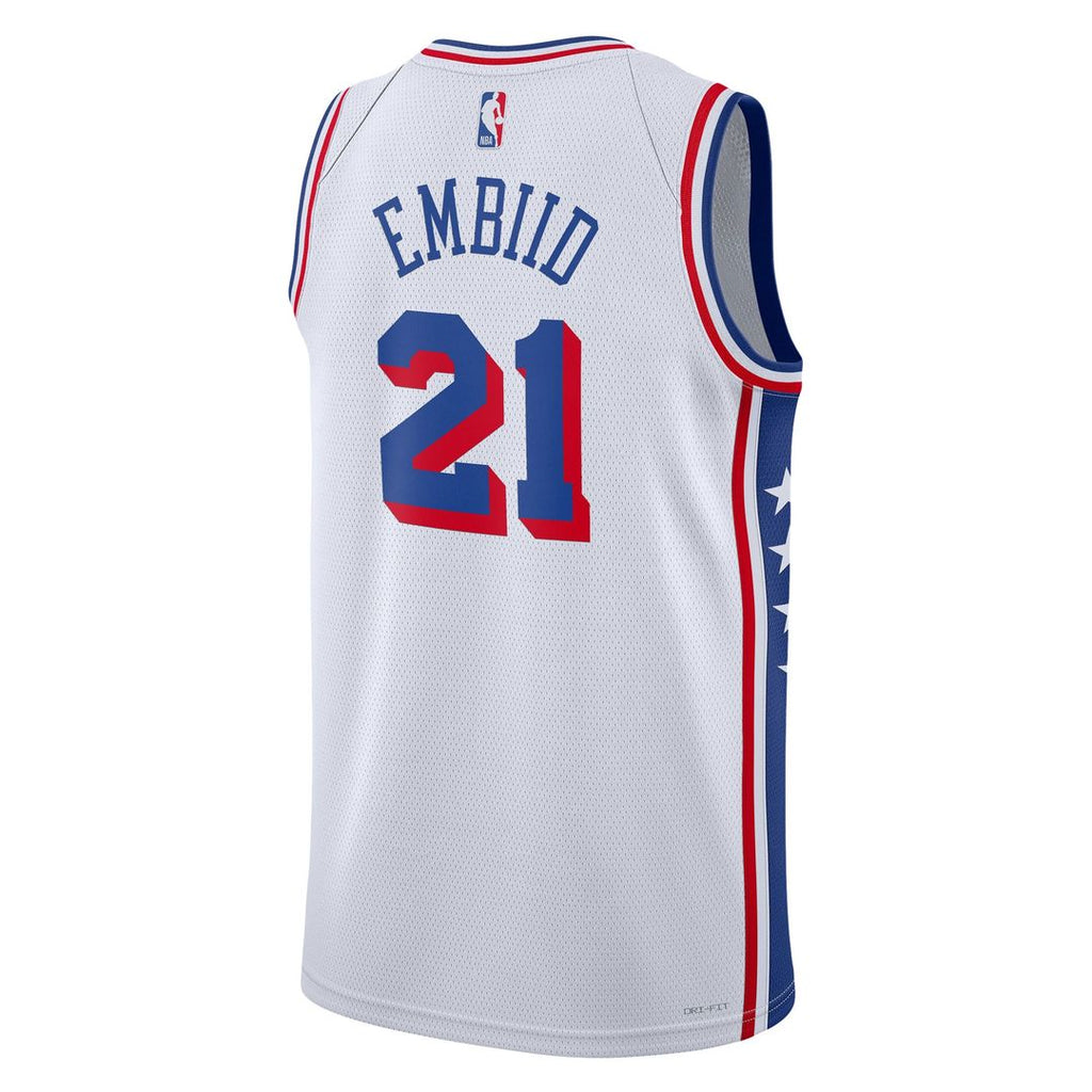 Philadelphia 76ers Joel Embiid Nike Unisex Swingman Jersey - Icon Edition - Royal