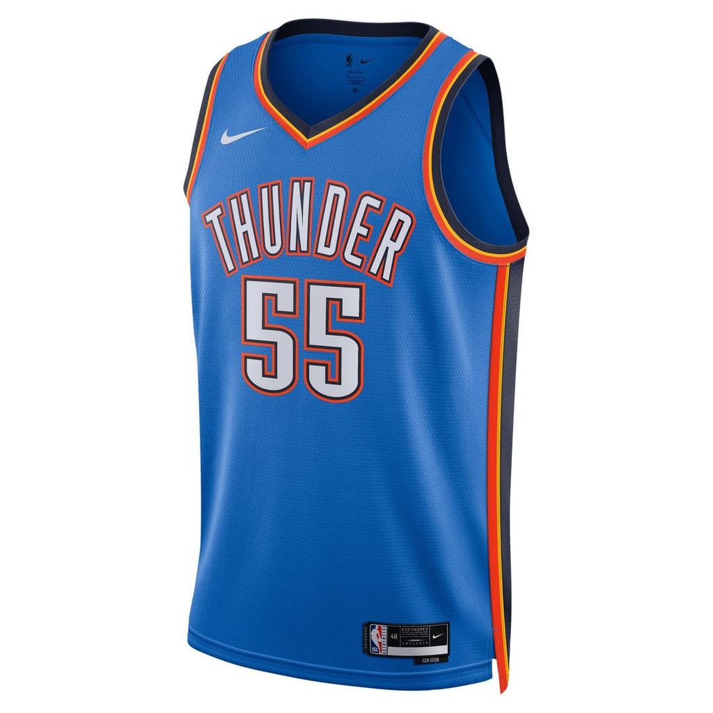 Oklahoma City Thunder Isaiah Hartenstein Nike Unisex Swingman Player Jersey - Icon Edition - Blue