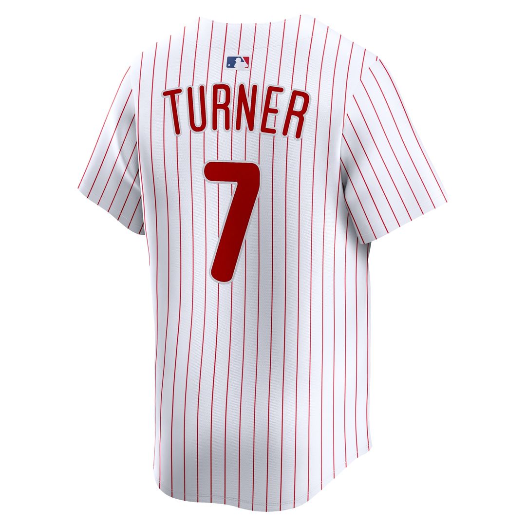 Philadelphia Phillies Trea Turner Nike Home Limited Player Jersey - White
