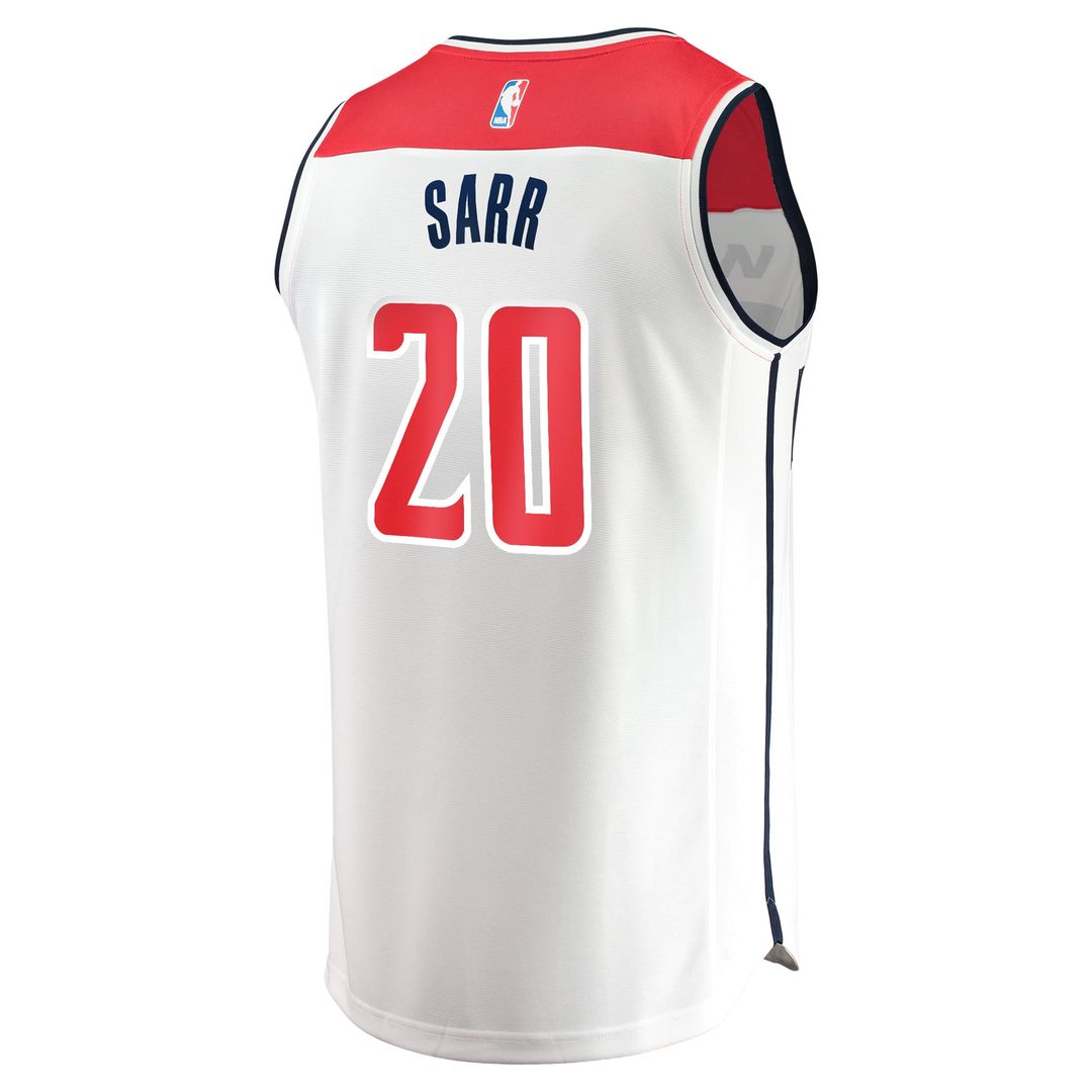 Washington Wizards Alexandre Sarr Fanatics Youth Fast Break Replica Player Jersey - Association Edition - White