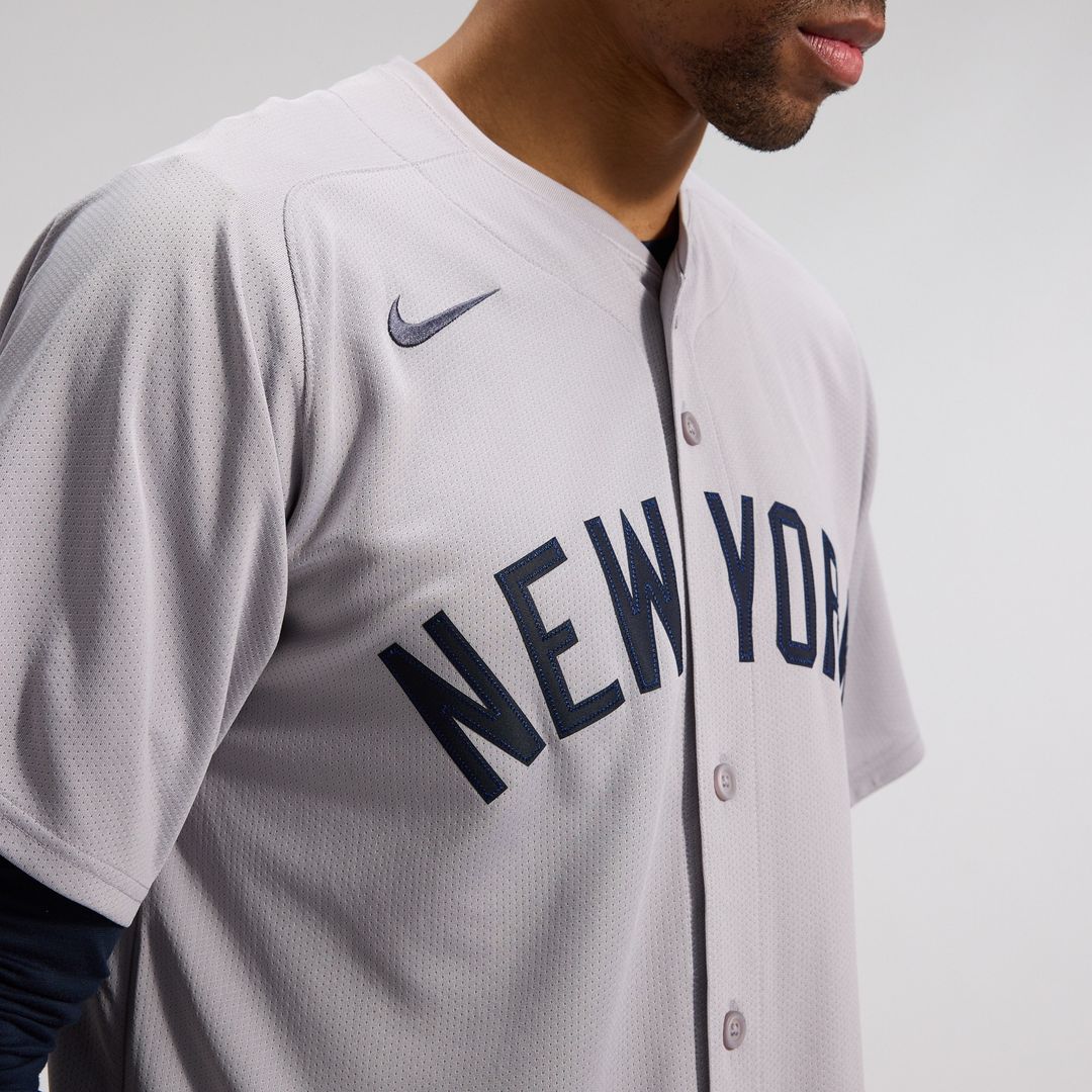 New York Yankees Aaron Judge Nike Road Limited Player Jersey - Gray