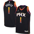Phoenix Suns Devin Booker Jordan Brand Youth Swingman Jersey - Statement Edition - Black