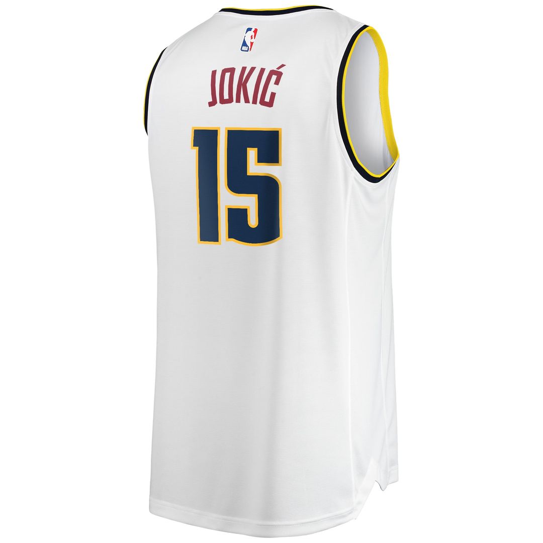 Denver Nuggets Nikola Jokic Fanatics Fast Break Player Jersey - Association Edition - White