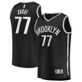 Brooklyn Nets Ben Saraf Fanatics Youth Fast Break Replica Jersey - Black - Icon Edition
