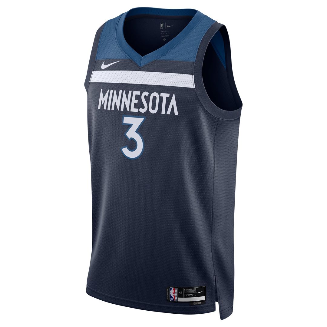 Minnesota Timberwolves Jaden McDaniels Nike Unisex Swingman Player Jersey - Icon Edition - Navy