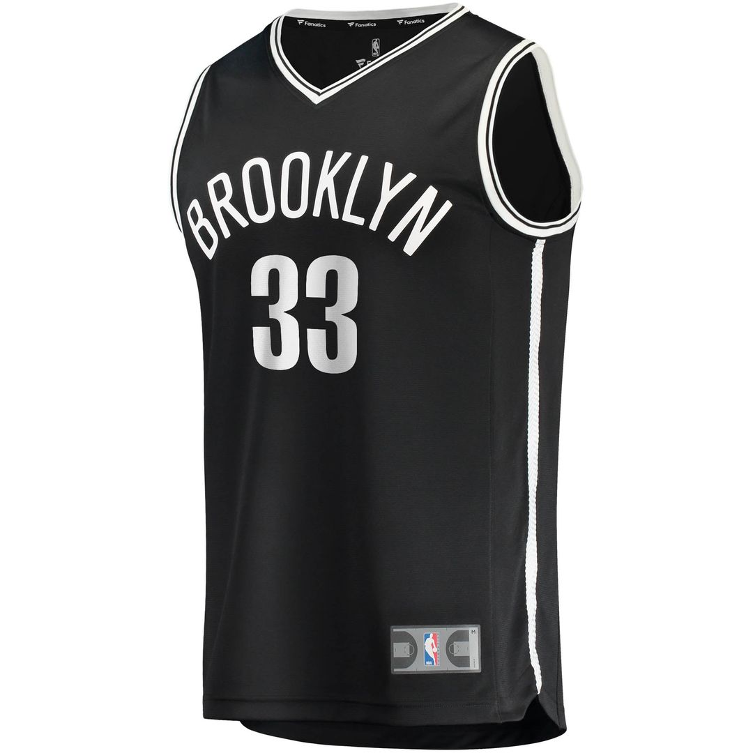 Brooklyn Nets Nicolas Claxton Fanatics Fast Break Replica Jersey - Icon Edition - Black