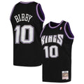Sacramento Kings Mike Bibby Mitchell & Ness Hardwood Classics Swingman Jersey - Black