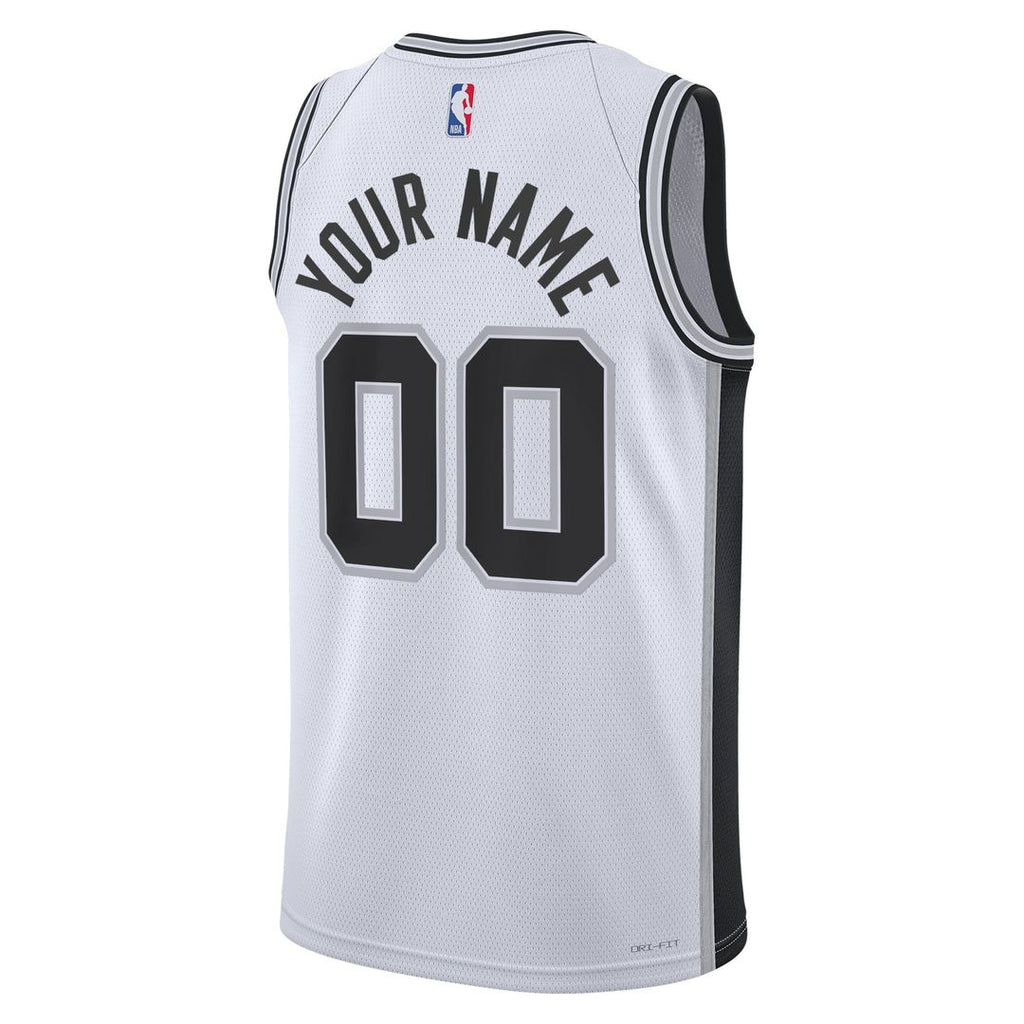 San Antonio Spurs Nike Unisex Swingman Custom Jersey White - Association Edition