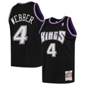 Sacramento Kings Chris Webber Mitchell & Ness 2000/01 Hardwood Classics Swingman Jersey - Black