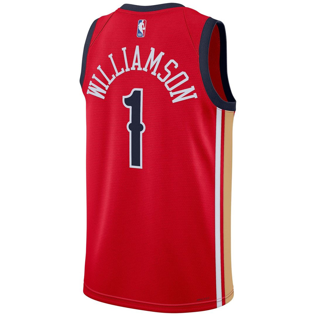 New Orleans Pelicans Zion Williamson Jordan Brand Unisex Swingman Jersey - Statement Edition - Red