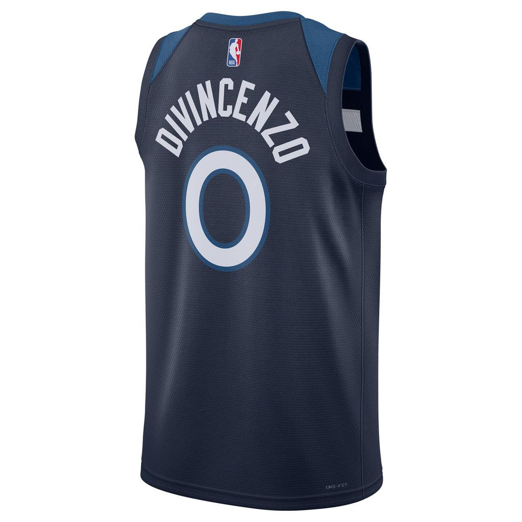 Minnesota Timberwolves Donte DiVincenzo Nike Unisex Swingman Player Jersey - Icon Edition - Navy
