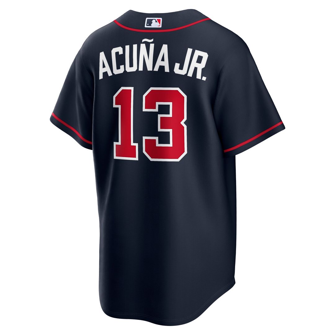 Atlanta Braves Ronald Acuña Jr. Nike Road Replica Jersey - Gray