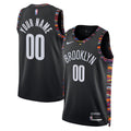Brooklyn Nets Nike Unisex 2025/26 City Edition Swingman Custom Jersey - Black