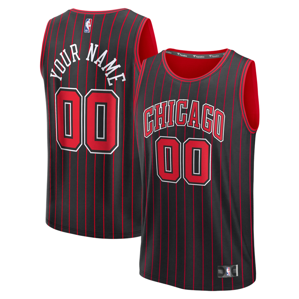 Chicago Bulls Fanatics Youth Fast Break Custom Jersey - Icon Edition - Red