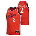 LA Clippers Kawhi Leonard Jordan Brand Youth Swingman Jersey - Statement Edition - Red