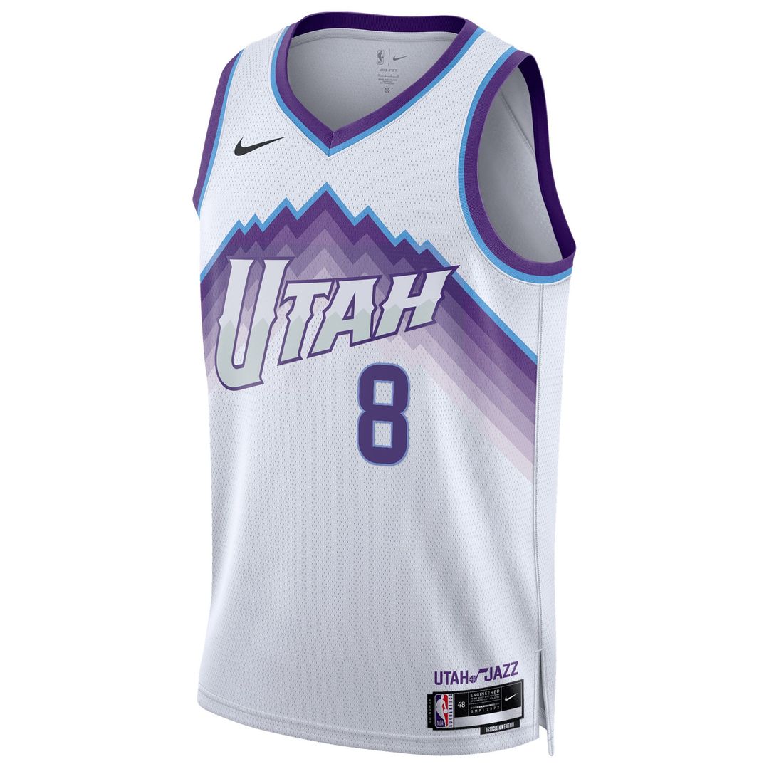 Utah Jazz Isaiah Collier Nike Unisex Swingman Jersey - Association Edition - White