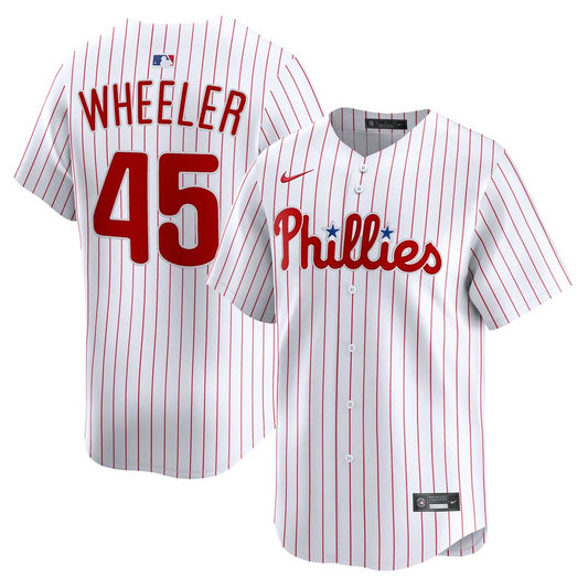 Philadelphia Phillies Zack Wheeler Nike Home Limited Player Jersey - White
