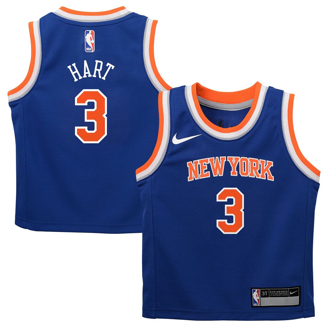 New York Knicks Josh Hart Nike Toddler Replica Swingman Jersey - Icon Edition - Blue