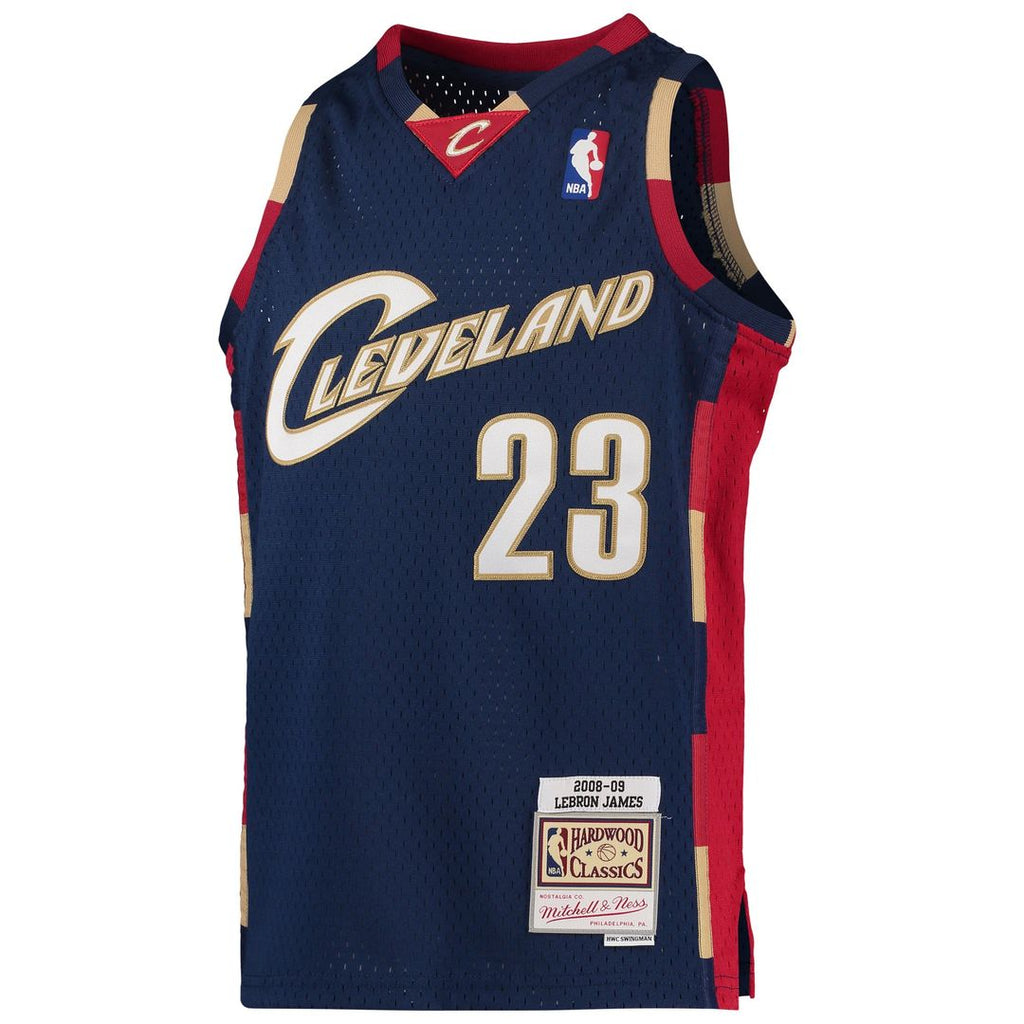 Cleveland Cavaliers LeBron James Mitchell & Ness Youth 2003 - 04 Hardwood Classics Swingman Jersey - Wine