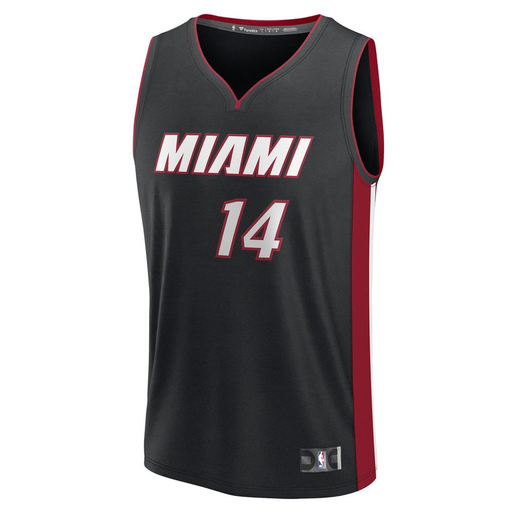 Miami Heat Tyler Herro Fanatics Youth Fast Break Replica Player Jersey - Black - Icon Edition