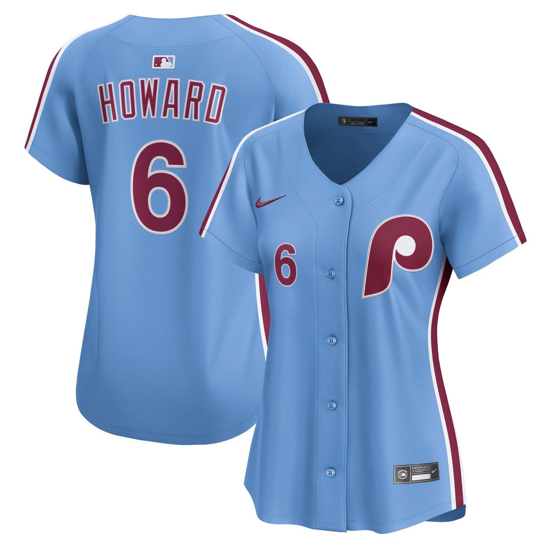 Philadelphia Phillies Ryan Howard Nike Women's Alternate 2 Limited Jersey – Cream