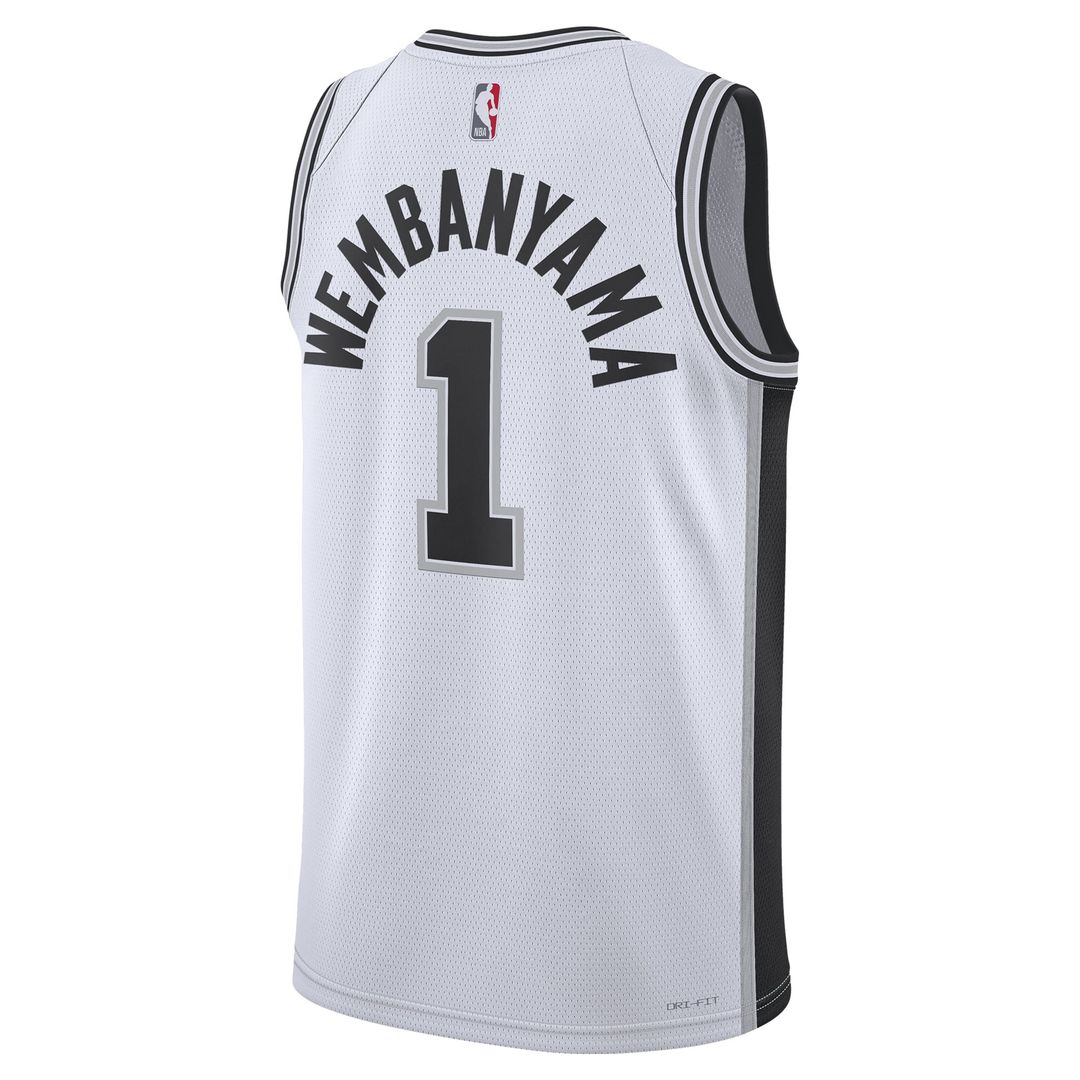 San Antonio Spurs Victor Wembanyama Nike Unisex Swingman Jersey - Association Edition - White