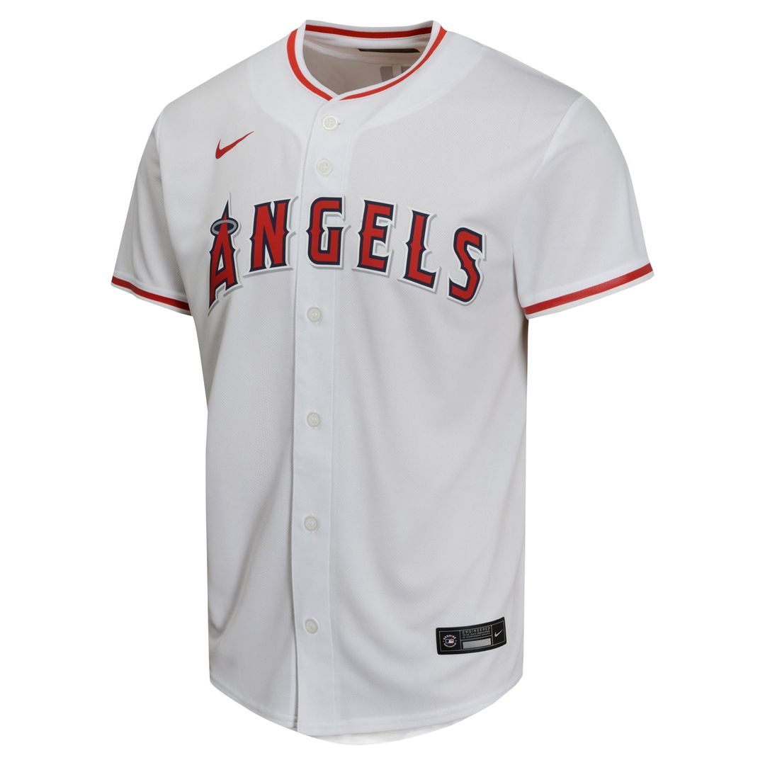 Los Angeles Angels Mike Trout Nike Youth Home Game Player Jersey - White