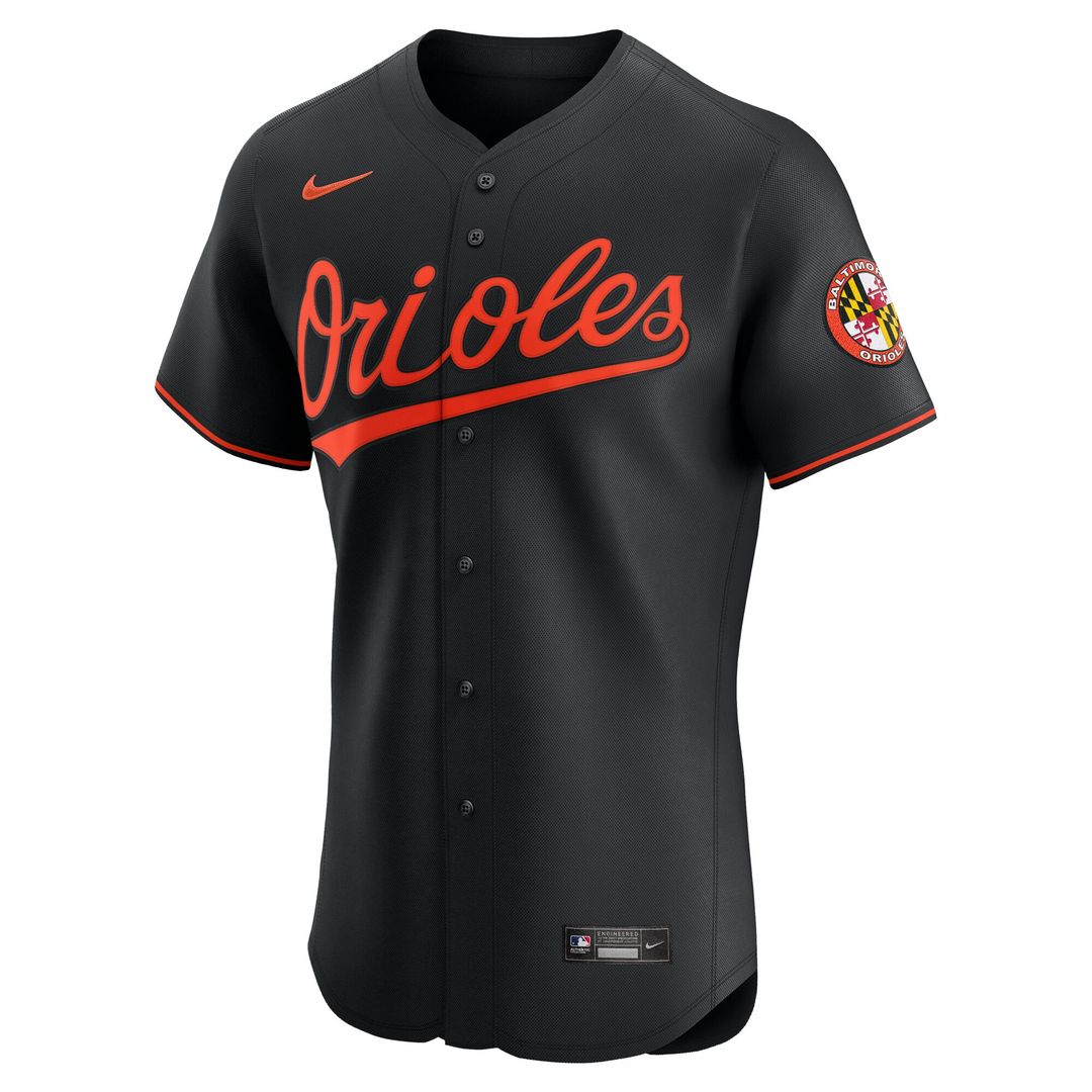 Baltimore Orioles Nike Alternate 2 Elite Jersey - Orange