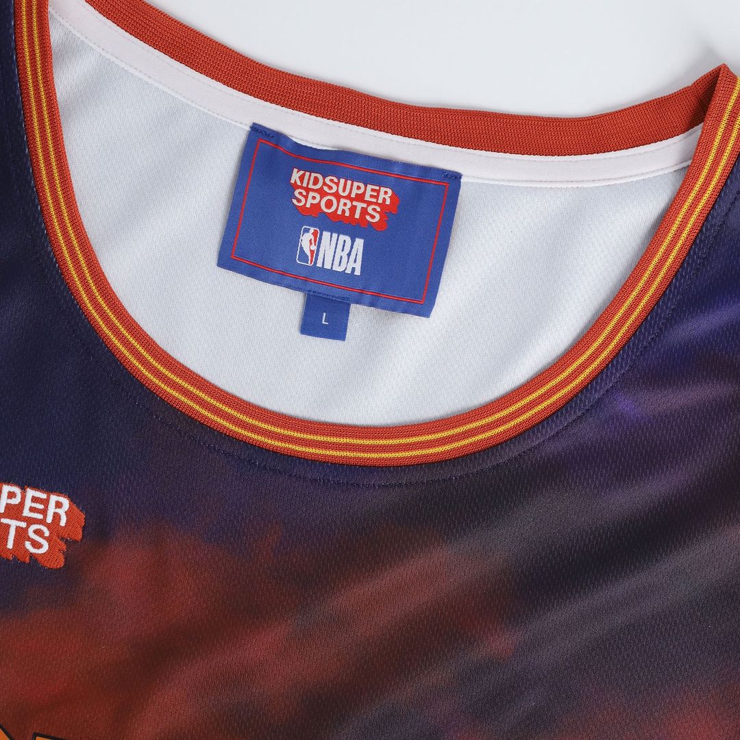 Phoenix Suns NBA & KidSuper Studios by Fanatics Unisex Hometown Jersey - Red