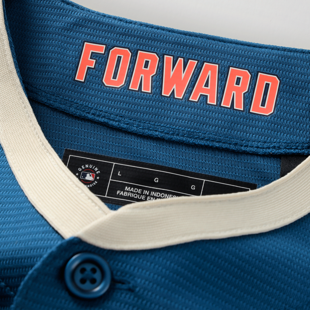 Milwaukee Brewers Brandon Woodruff Nike 2026 City Connect Stadium Jersey - Mineral Blue