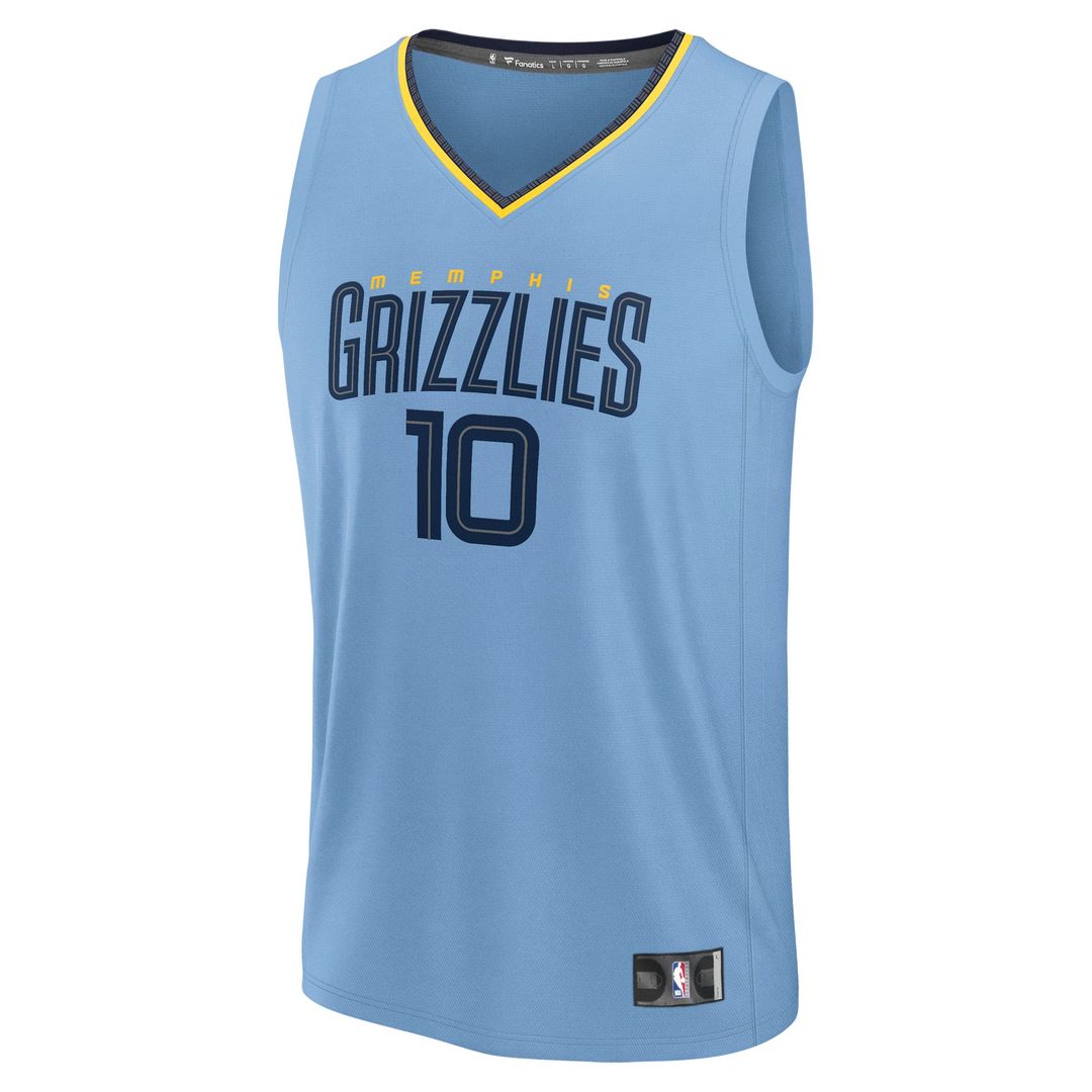 Memphis Grizzlies Luke Kennard Fanatics Fast Break Replica Player Jersey - Statement Edition - Light Blue
