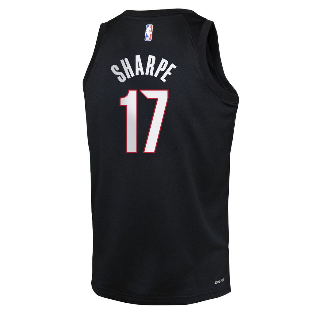 Portland Trail Blazers Shaedon Sharpe Nike Youth Icon Edition Swingman Jersey - Black