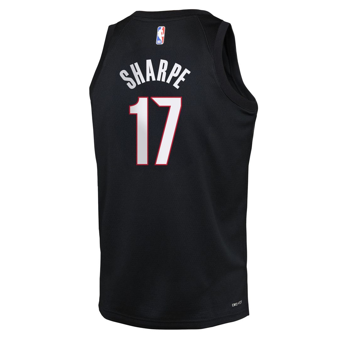 Portland Trail Blazers Shaedon Sharpe Nike Youth Icon Edition Swingman Jersey - Black