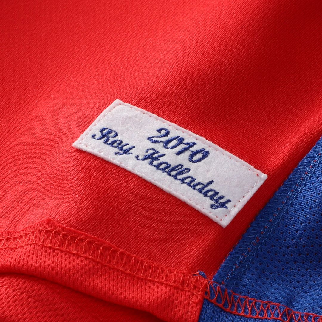 Philadelphia Phillies Roy Halladay Mitchell & Ness Toddler Cooperstown Mesh Batting Practice Jersey - Red