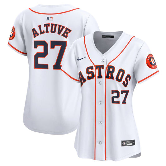 Houston Astros Jose Altuve Nike Women's Home Limited Player Jersey - White