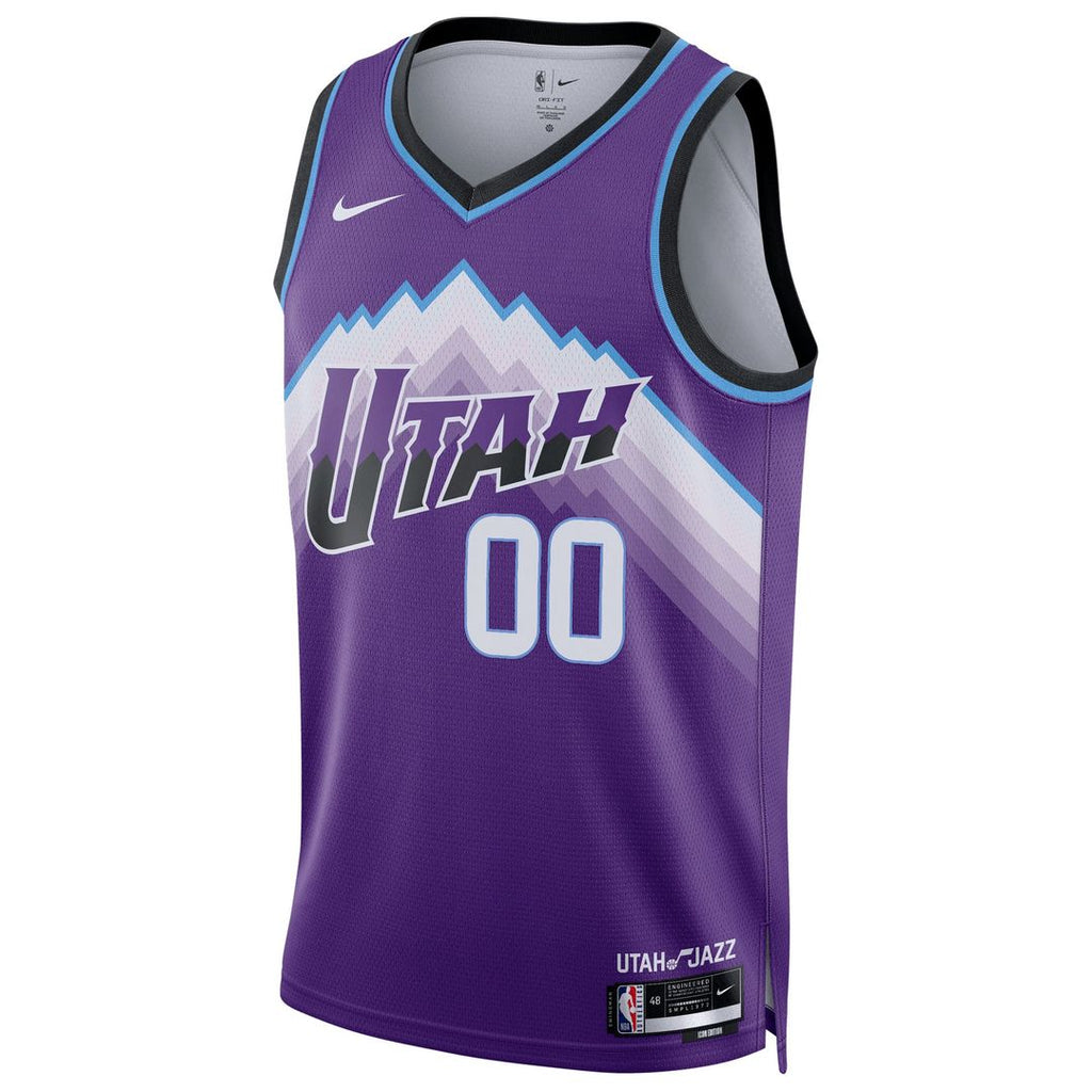 Utah Jazz Nike Unisex Swingman Custom Jersey - Icon Edition - Purple