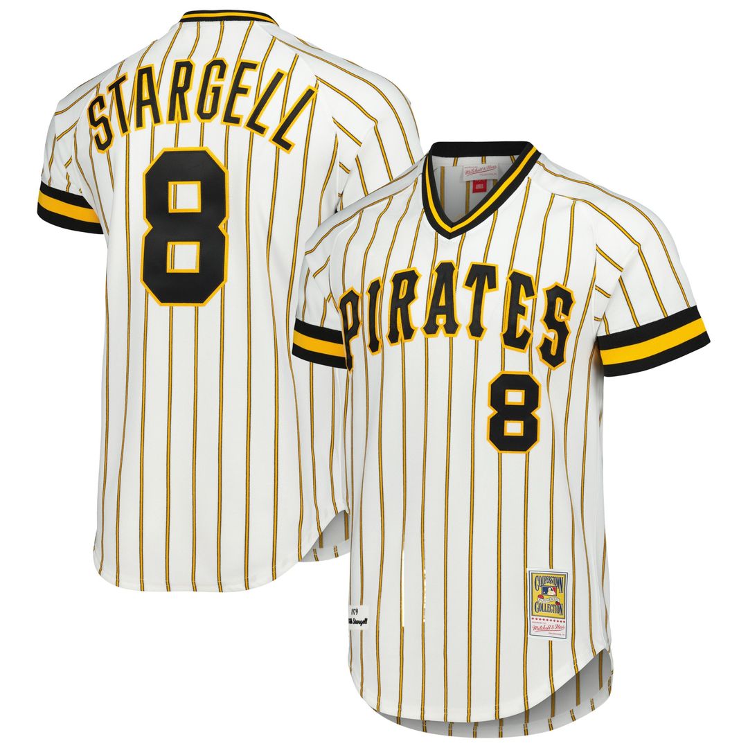 Pittsburgh Pirates Willie Stargell Mitchell & Ness Cooperstown 1979 Authentic Jersey - White