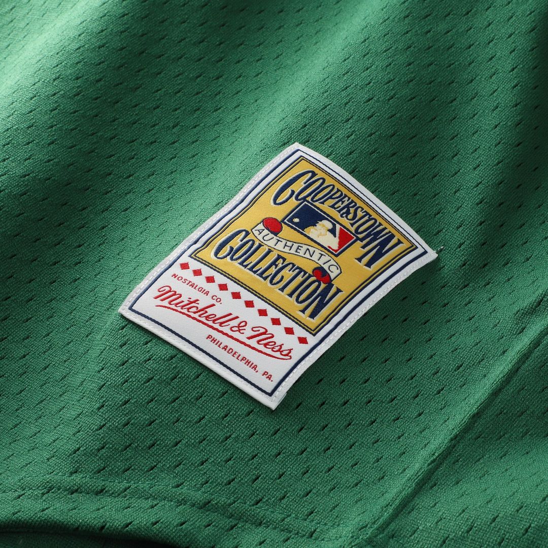 Athletics Rickey Henderson Mitchell & Ness Youth Cooperstown Mesh Batting Practice Jersey - Green