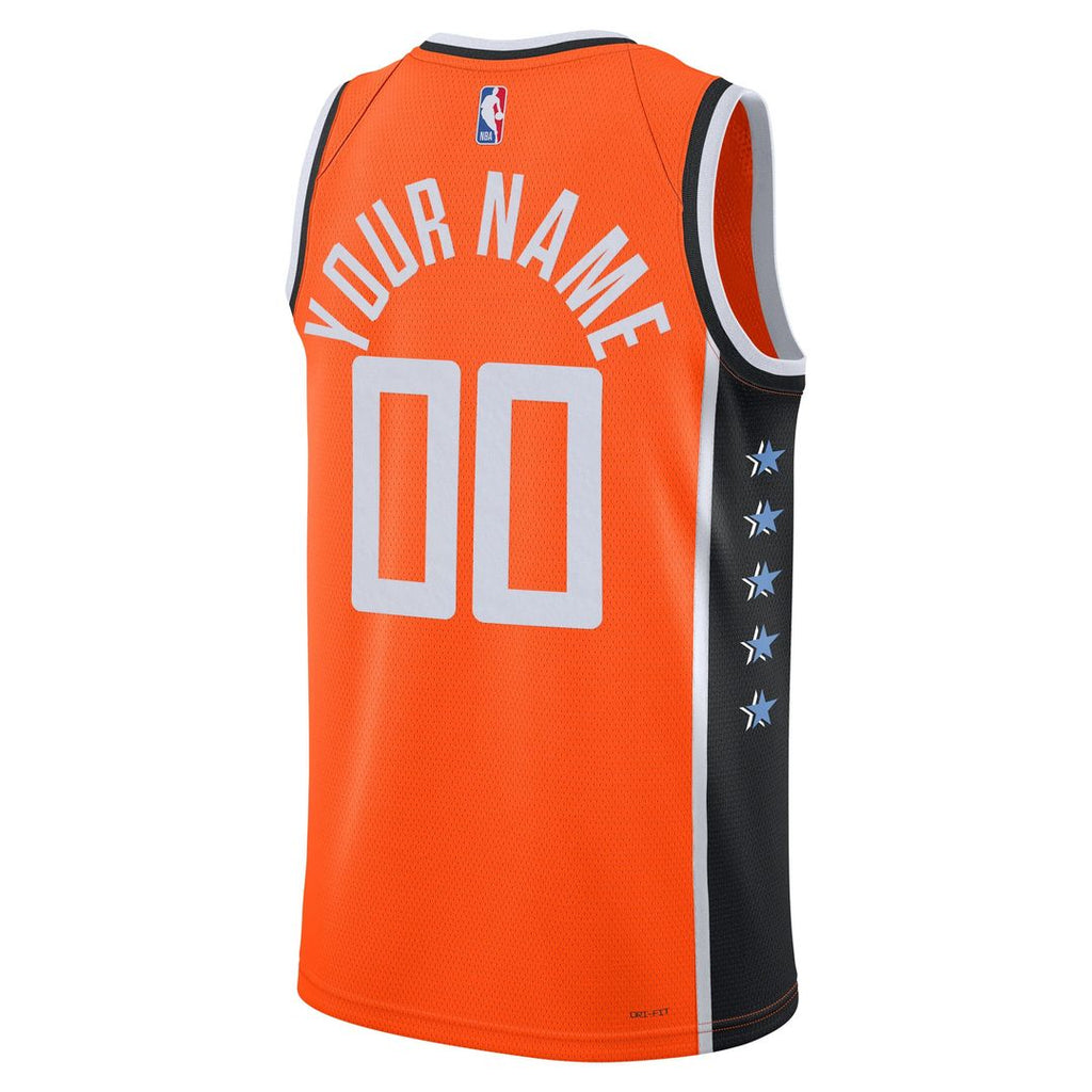 LA Clippers Nike Unisex 2025/26 City Edition Swingman Custom Jersey - Orange