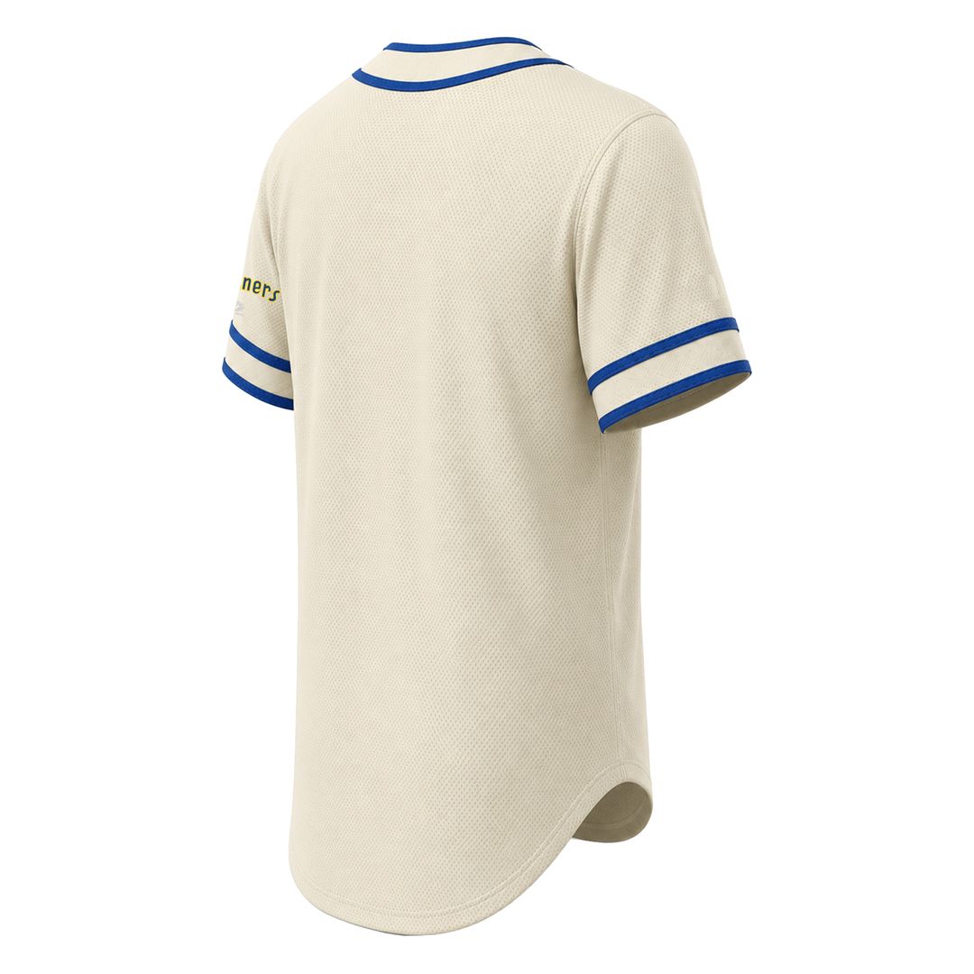 Seattle Mariners Stitches Throwback Fashion Jersey - Natural