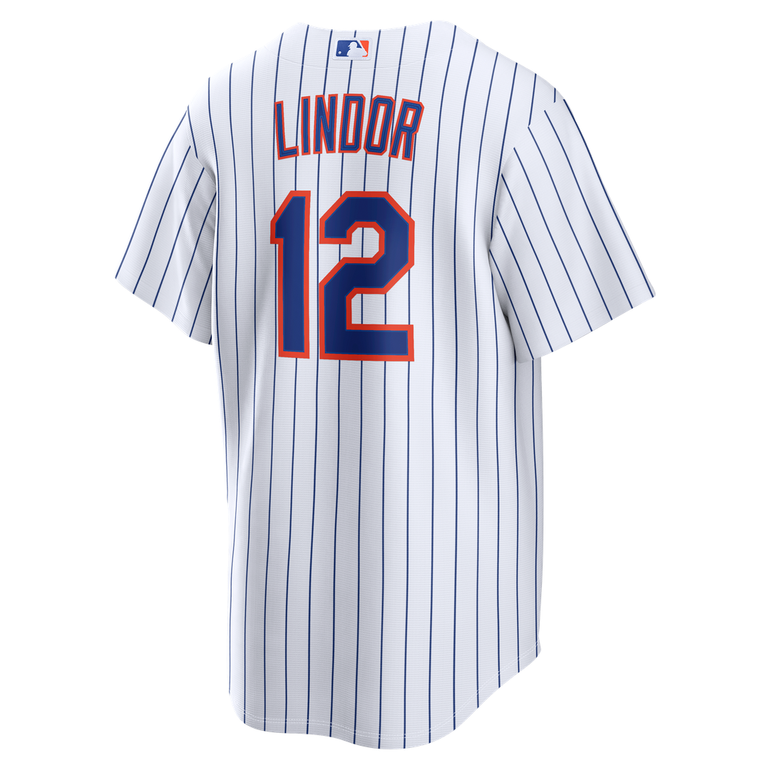 New York Mets Francisco Lindor Nike Home Replica Jersey - White