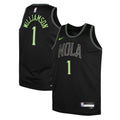 New Orleans Pelicans Zion Williamson Nike Youth 2025/26 City Edition Swingman Jersey - Black