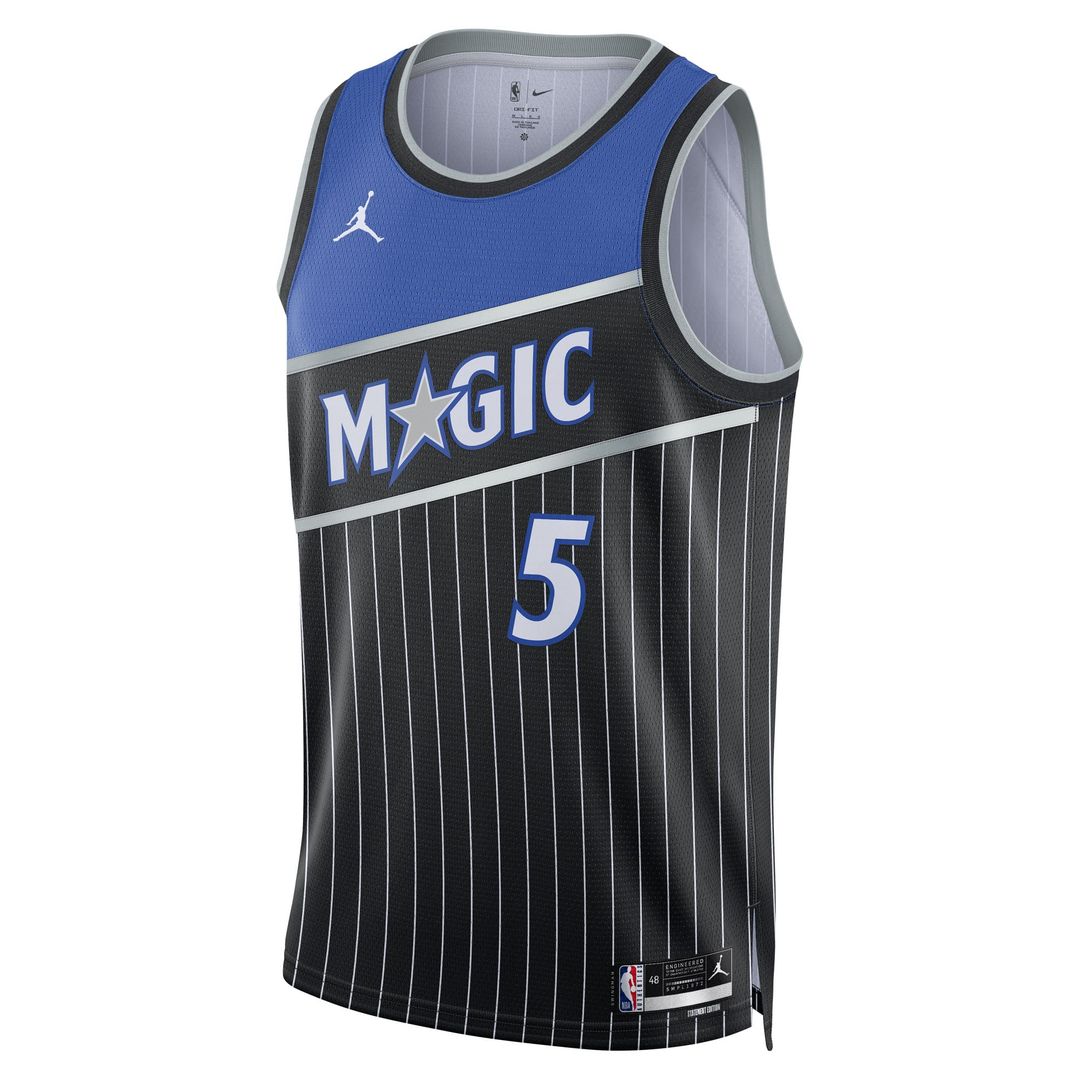 Orlando Magic Paolo Banchero Jordan Brand Unisex Swingman Jersey - Statement Edition - Black