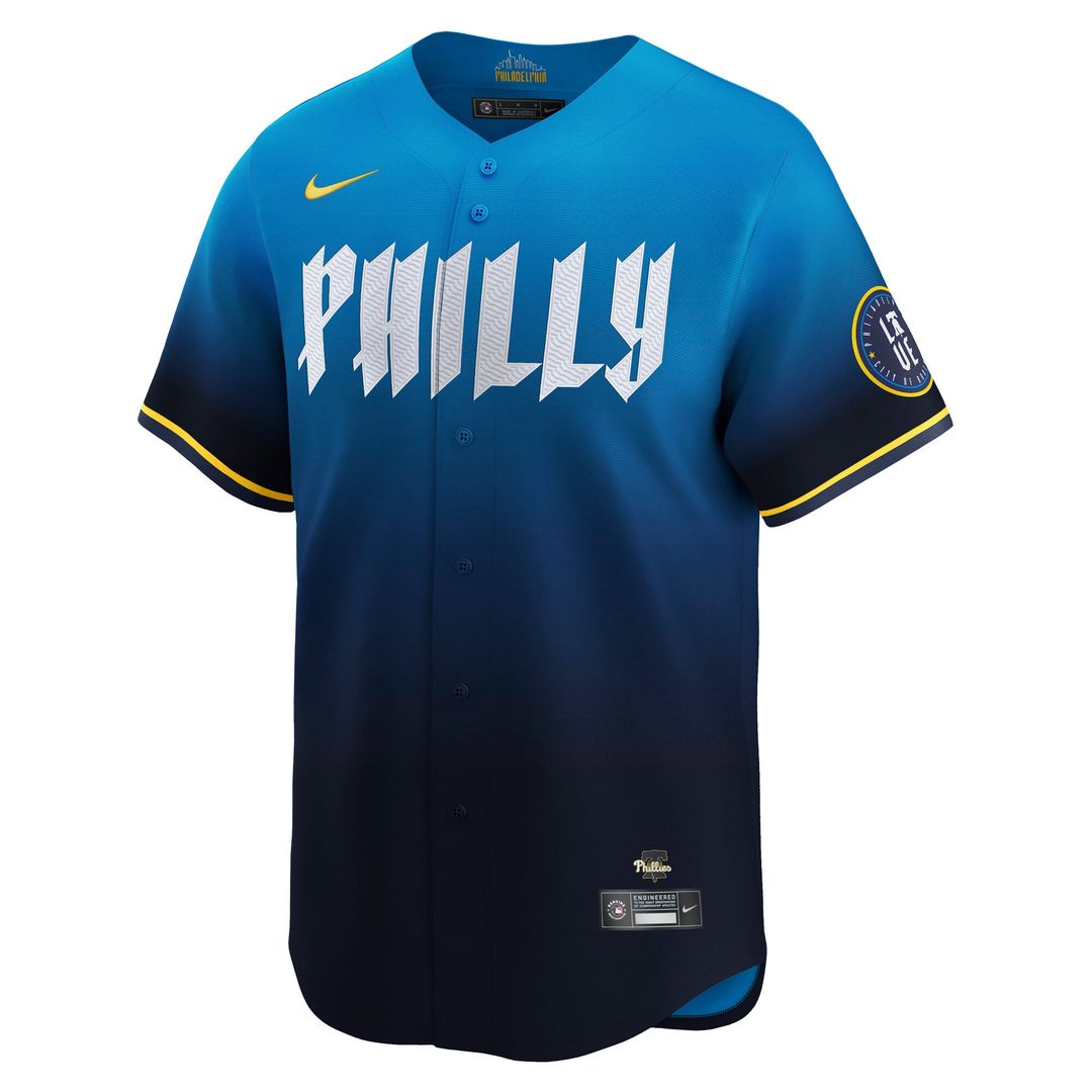 Philadelphia Phillies Trea Turner Nike City Connect Limited Jersey - Blue