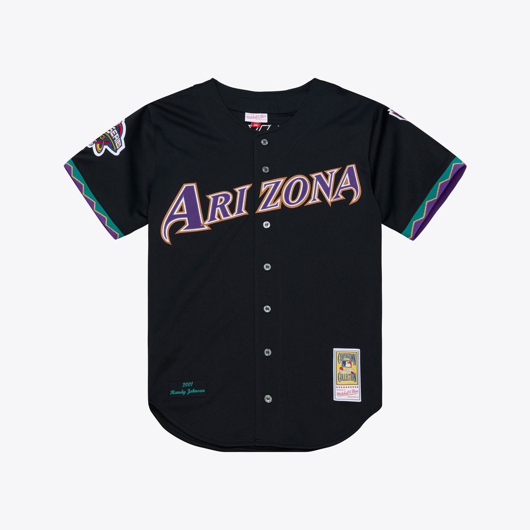 Arizona Diamondbacks Randy Johnson Mitchell & Ness 2001 Authentic Jersey - Black